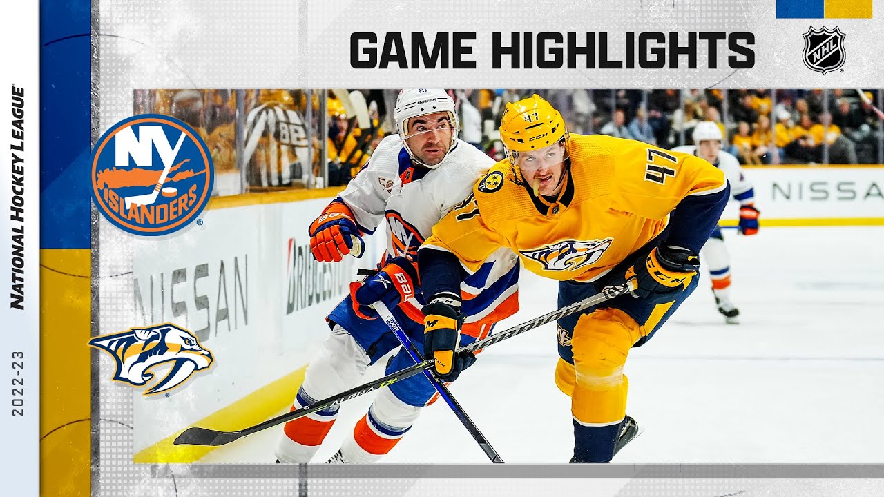 Nhlvideos Islanders Predators Nhl Highlights Raw Chili