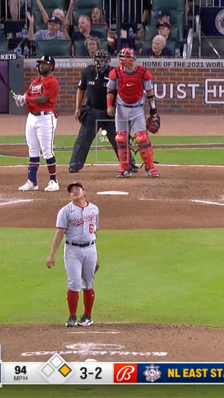 Atlanta Braves Mike Harris24 Just Launched A Baseball Into Orbit