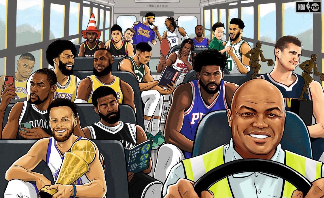 NBA TNT Tip-off art got me weak 😭