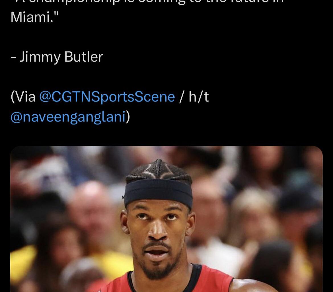 Love the confidence from Jimmy, soon enough