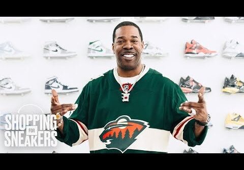 Busta Rhymes rockin' a Wild J in a recent interview.