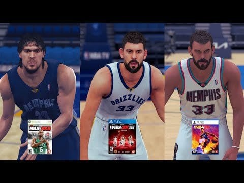 Marc Gasol in NBA 2K Sports Games! (NBA 2K9 - NBA 2K24) Gameplay, Ratings and Stats Evolution!