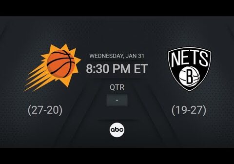 Phoenix Suns @ Brooklyn Nets | NBA on ABC Live Scoreboard