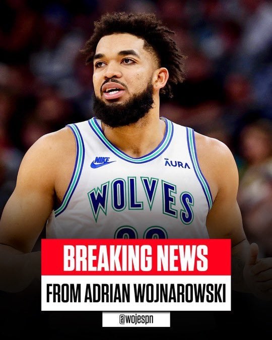 [Wojnarowski] ESPN Sources: Minnesota Timberwolves star Karl-Anthony Towns will undergo surgery to repair a torn left meniscus and will be reevaluated in a month. It’s expected Towns will return by early in the Western Conference playoffs.