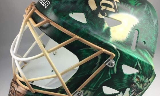 What’s everyone’s favorite goalie mask? Duby’s werewolf lids have always been at the top for me.