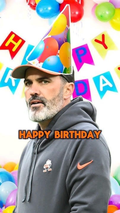 Happy Birthday to Cleveland Browns 2x NFL Coach of the Year - Kevin Stefanski