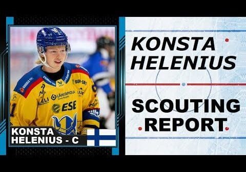 Thoughts on this kid at pick #13? KONSTA HELENIUS Highlights | 2024 NHL Draft