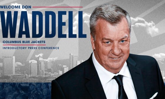 Columbus Blue Jackets President of Hockey Ops and GM, Don Waddell, Introductory Press Conference 🎙️