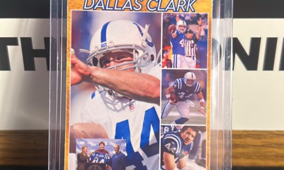 Dallas Clark 1/1 Custom Card