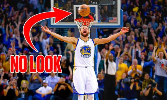 Steph Curry's CRAZIEST No Look Shots EVER !