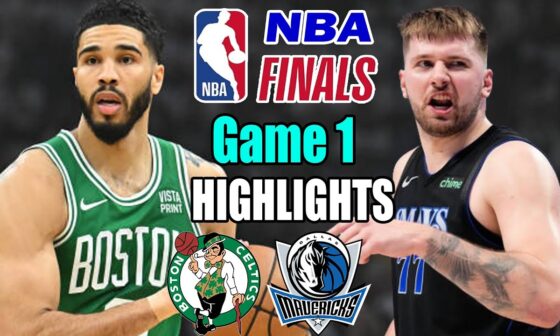 Boston Celtics vs Dallas Mavericks Game 1 Full Highlights | 2024 NBA Finals | Celtics Take A Lead 🔥