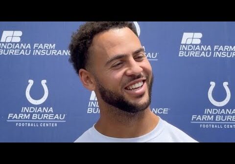 Indianapolis Colts - Michael Pittman, sitting but not injured, and a really smart businessman!