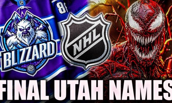 THE FINAL UTAH NHL TEAM NAMES ARE REVEALED (Utah Venom, Mammoth, Yeti, & More)