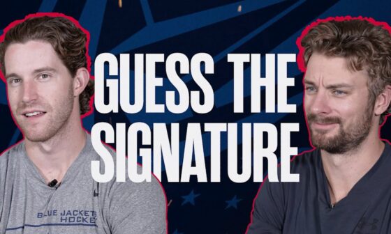 "IS THAT MINE?!" SEAN KURALY is STUMPED by his Teammate's Signature | Guess the Signature