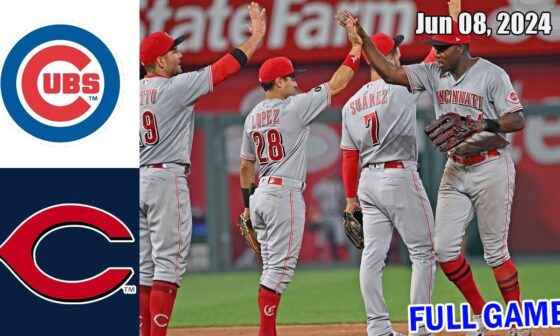 Cubs vs Reds FULL Game Highlights Jun 08, 2024 | MLB Highlights Today
