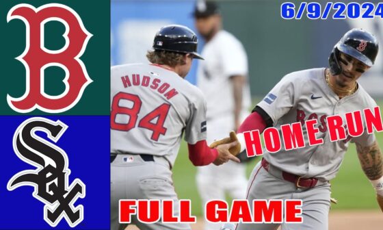 Red Sox vs White Sox Jun 09, 2024 Full Game Highlights | MLB Highlights Today | MLB Season 2024