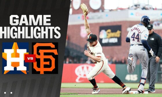 Astros vs. Giants Game Highlights (6/10/24) | MLB Highlights