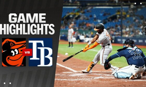 Orioles vs. Rays Game Highlights (6/10/24) | MLB Highlights