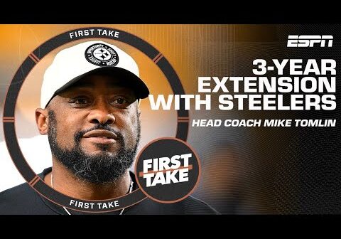 ALL IN! 😤 Stephen A. reacts to the Steelers & Mike Tomlin agreeing to 3-year extension | First Take