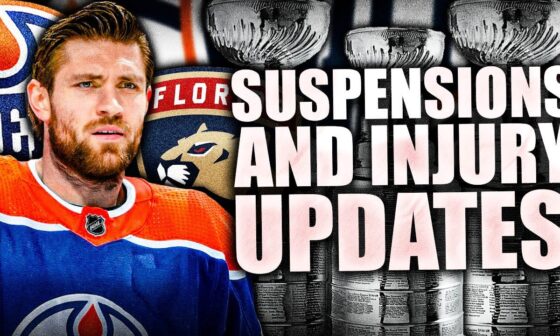 STANLEY CUP FINALS SUSPENSION & INJURY NEWS: LEON DRAISAITL, ALEKSANDER BARKOV(Oilers, Panthers)