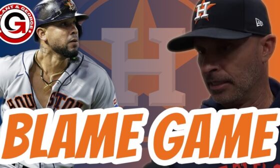 Who's to blame for the LATEST Houston Astros collapse??