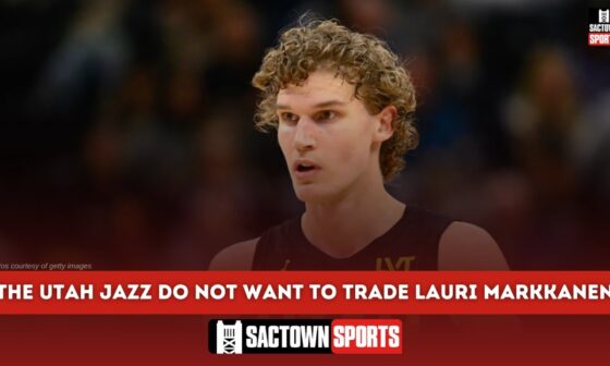 Tony Jones: "The Utah Jazz do not want to trade Lauri Markkanen"