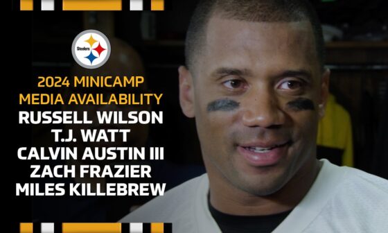 Steelers 2024 Minicamp Player Media Availabilities (June 11) | Pittsburgh Steelers