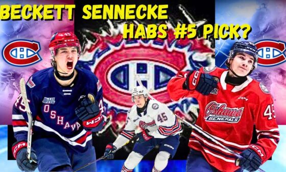 Beckett Sennecke - Could He Be the Habs Pick at #5