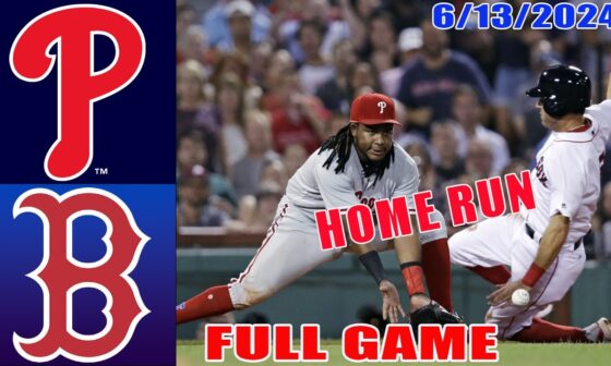 Phillies vs Red Sox Jun 13, 2024 Full Game Highlights | 2024 MLB Season | MLB Highlights