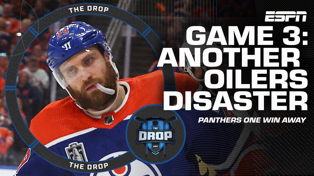 🗣️ QUICK REAX: How embarrassing has Edmonton been this Stanley Cup Final? | The Drop 🏒