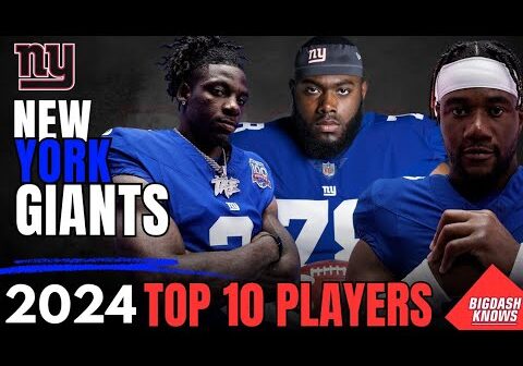 New York Giants | My Top 10 Players for 2024 👀✅️💯