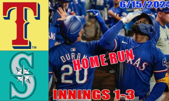 Texas Rangers vs Seattle Mariners Jun 15, 2024 Game Highlights | MLB Season 2024 | MLB Highlights