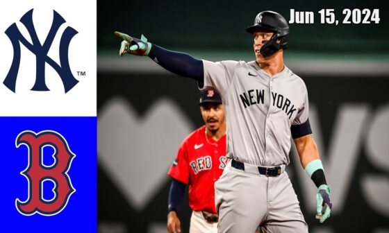 New York Yankees vs Boston Red Sox Jun 15, 2024GAME Highlights | MLB Highlights | MLB Season 2024