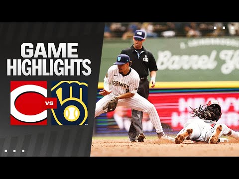 Reds vs. Brewers Game Highlights (6/16/24) | MLB Highlights