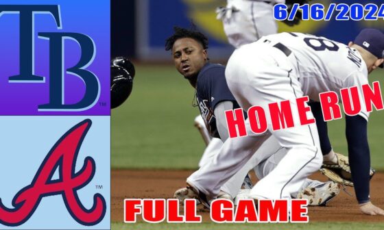 Bay Rays vs Braves Jun 16, 2024 FULL GAME Highlights | MLB Highlights | MLB Season 2024