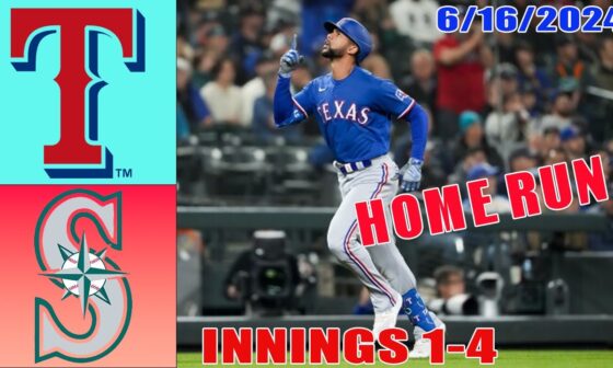 Texas Rangers vs Seattle Mariners Jun 16, 2024 GAME HIGHLIGHTS | MLB Highlights | MLB Season 2024