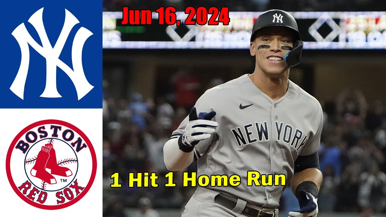 New York Yankees vs Boston Red Sox Jun 16, 2024 GAME Highlights | MLB Highlights | MLB Season 2024