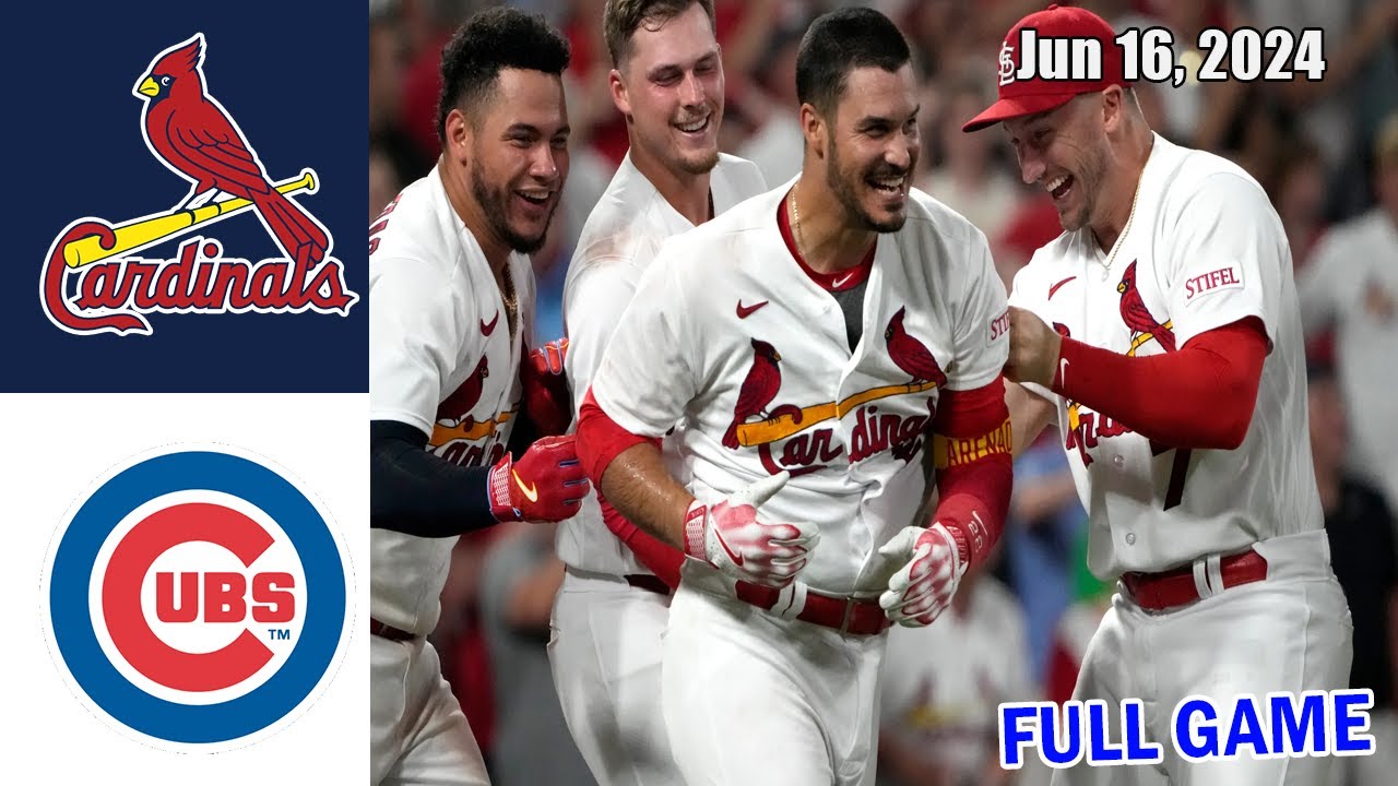 Cardinals vs Cubs [FULL GAME] Jun 16, 2024 GAME HIGHLIGHTS | MLB Highlights | MLB Season 2024