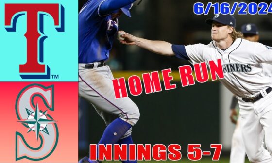 Texas Rangers vs Seattle Mariners Jun 16, 2024 GAME HIGHLIGHTS | MLB Highlights | MLB Season 2024