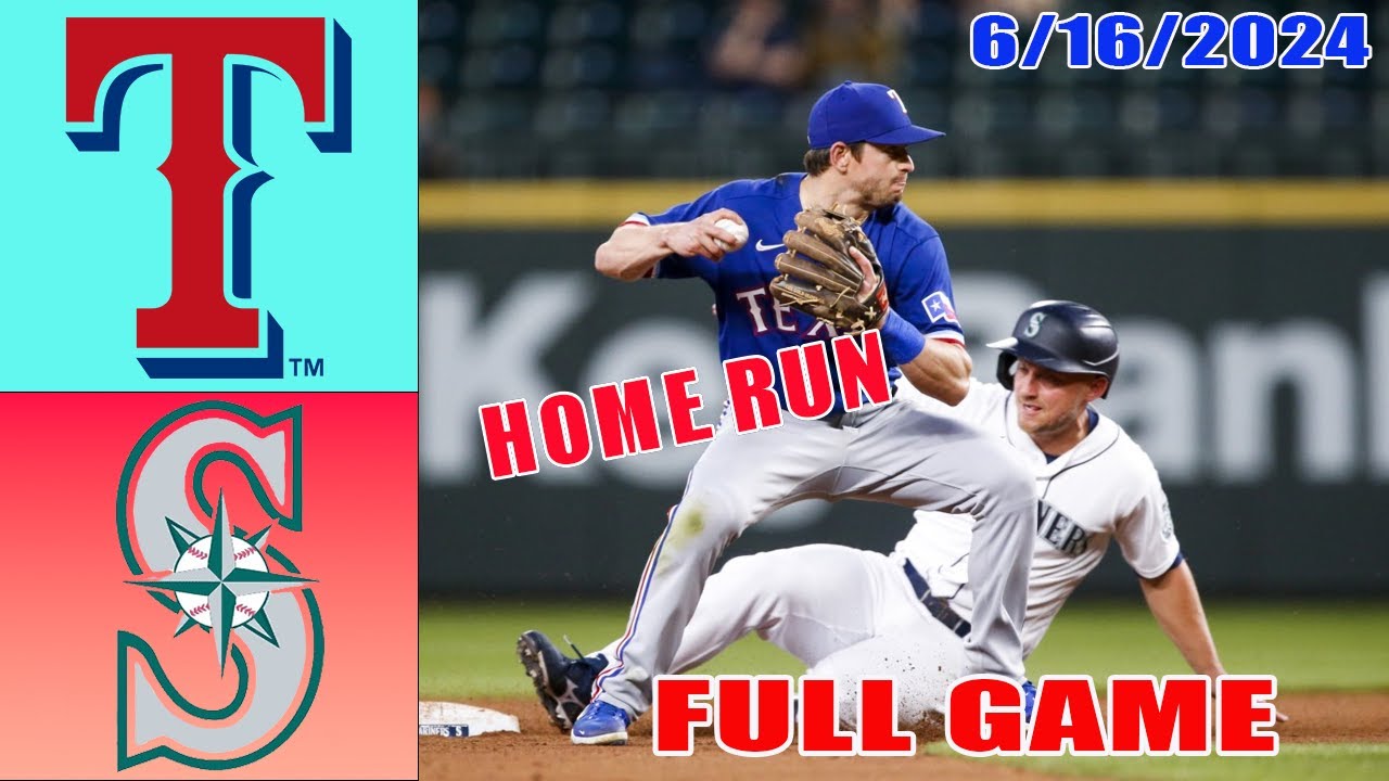 Rangers vs Mariners Jun 16, 2024 FULL GAME Highlights | MLB Highlights | MLB Season 2024