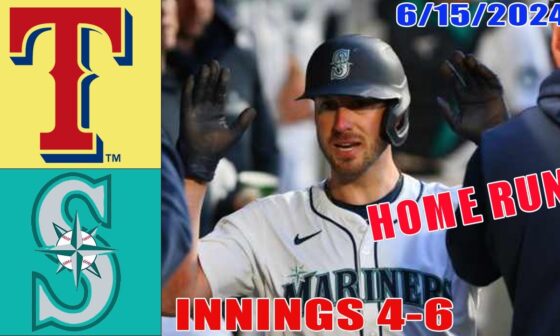 Texas Rangers vs Seattle Mariners Jun 15, 2024 Game Highlights | MLB Season 2024 | MLB Highlights