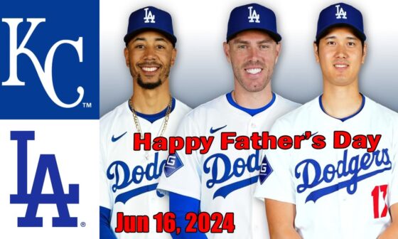 Kansas City Royals vs Los Angeles Dodgers Jun 16, 2024 Game Highlights | MLB Season 2024 |