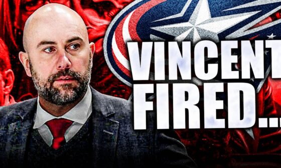 BLUE JACKETS FIRE PASCAL VINCENT… CRUEL OR DESERVED?