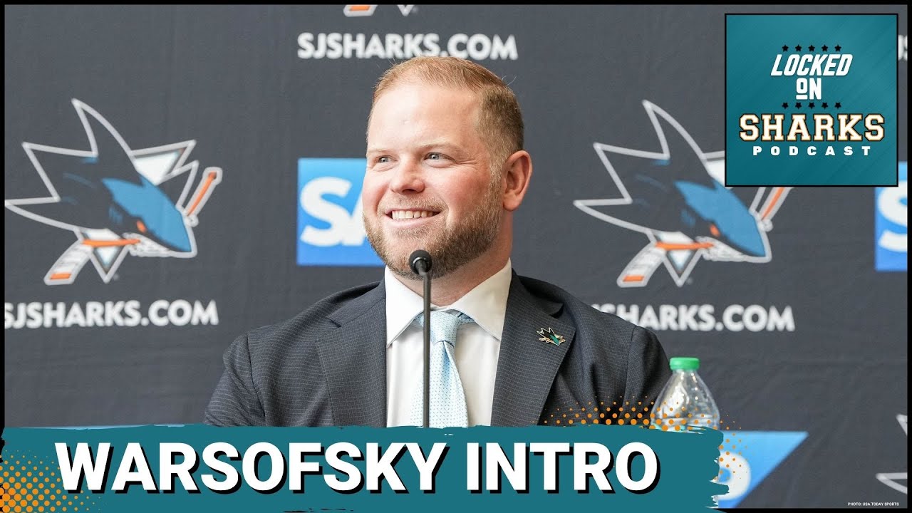 The San Jose Sharks Officially Introduce Ryan Warsofsky As Their Head Coach