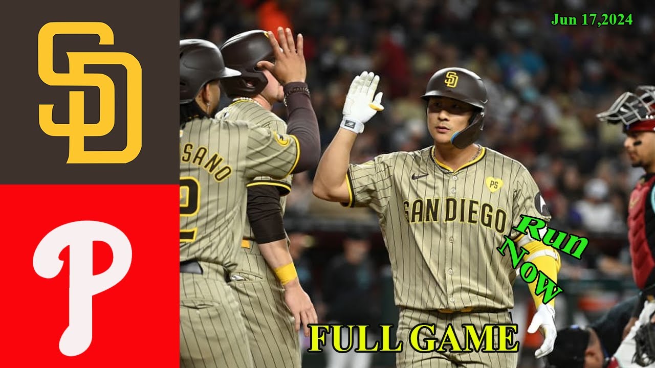 Padres Vs Phillies Jun 17, 2024 FULL GAME HIGHLIGHTS | MLB Highlights