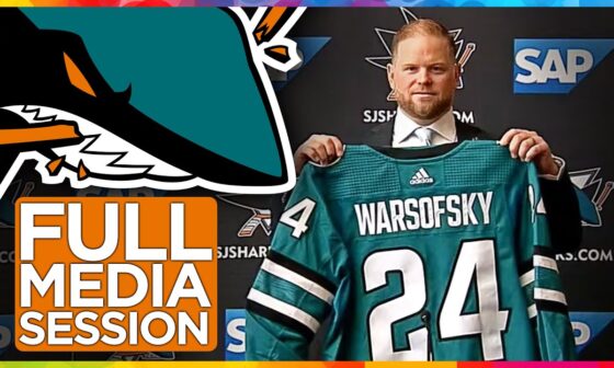 My FULL reaction: Sharks Introduce Ryan Warsofsky [Press Conference]