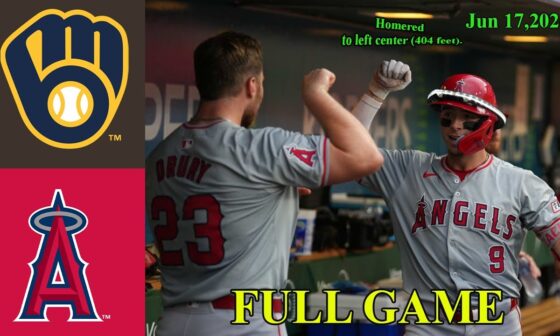 Brewers vs Angels Jun 17, 2024 Full Game Highlights  | MLB Highlights | MLB Highlights