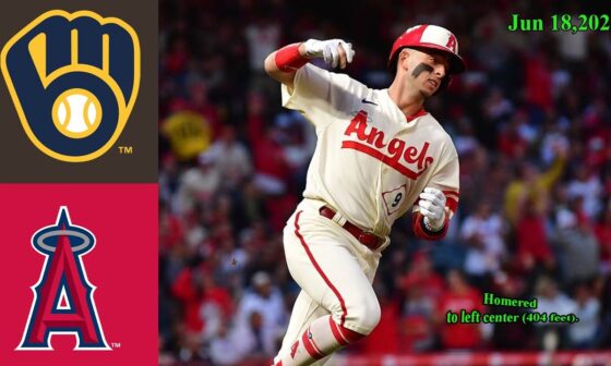 Brewers vs Angels Jun 18, 2024 Full Game Highlights  | MLB Highlights | MLB Highlights