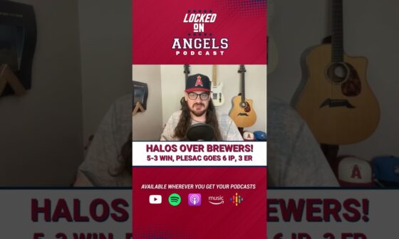 Los Angeles Angels Over Brewers, 5-3! Plesac Quality Start! #gohalos #repthehalo #angels #angels2024