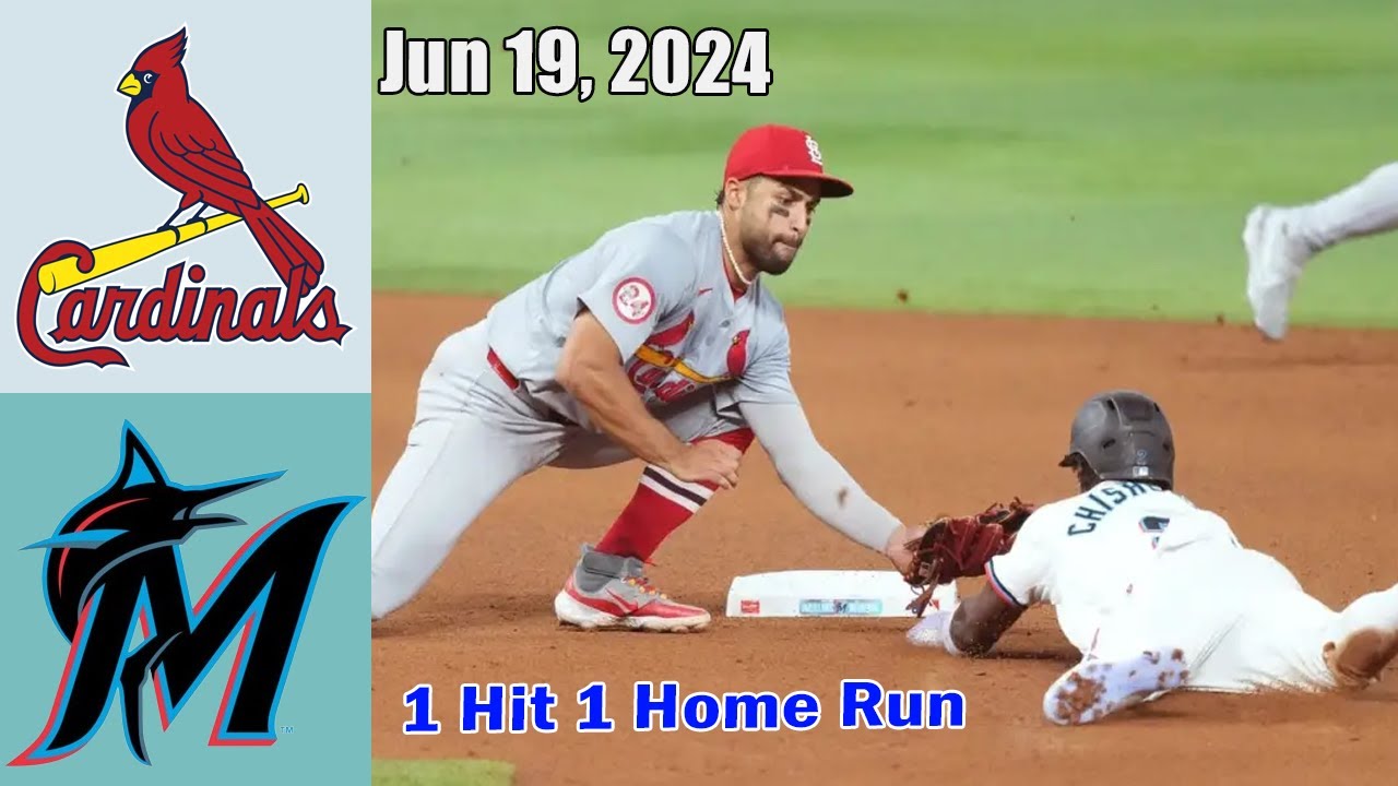 St.Louis Cardinals vs Miami Marlins Jun 19, 2024 GAME Highlights | MLB Highlights | MLB Season 2024